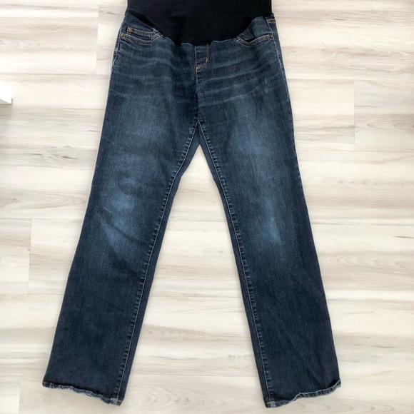 Women’s Liz Lange Full Panel Maternity Denim Blue Jeans Size 8 - Picture 7 of 7